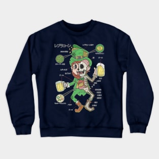 LEPRECHAUN ANATOMY Crewneck Sweatshirt